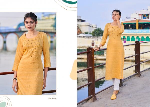 Kalaroop Milano Beautiful Silk Festive Kurti